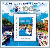 FFAP n°20 Bloc la Passion du Timbre Paris 2022 100 ans 2022