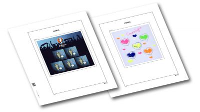 France 2016 Blocs EURO2016 et Courr�ge Plexi Feuille Annuelle Luxe pour Timbres DAVO