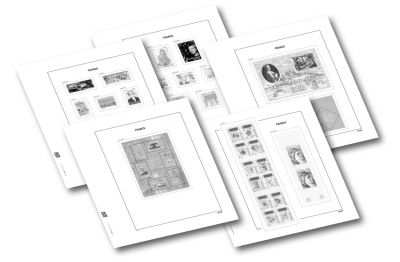France 2017/2�me Semestre Feuilles Annuelles Luxe pour Timbres DAVO