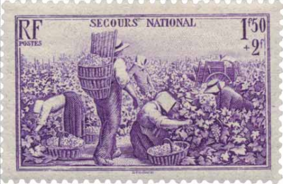 France Ann�e compl�te 1940 - 451/469 NSC**
