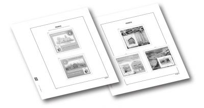 France FFAP 2007 � 2016 DAVO Feuilles annuelles Luxe pour Blocs