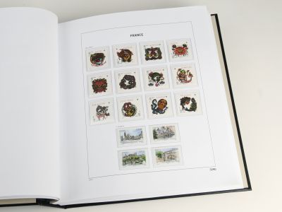 Int�rieur d\'Album Luxe France Timbres D�coup�s des Blocs et Carnets 2000-2014 DAVO