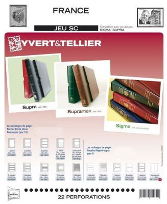 Int�rieur d\'Album Supra SC France 2020-2021 Yvert