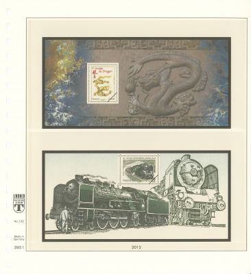 Int�rieur France Blocs Souvenir 2012-2013 (392I-412VII) Lindner +++Occasion+++