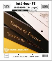Intérieur FS France 1849-1969 Liseré noir Yvert&Tellier