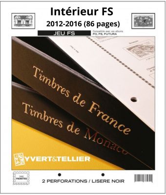 Int�rieur FS France 2012-2016 Liser� noir Yvert&Tellier