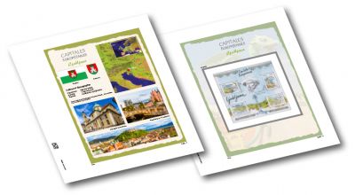 Jeu Luxe Capitale Europ�enne Ljubljana pour Timbres DAVO