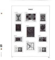 Jeu Luxe France 1994 avec pochettes pour Timbres DAVO