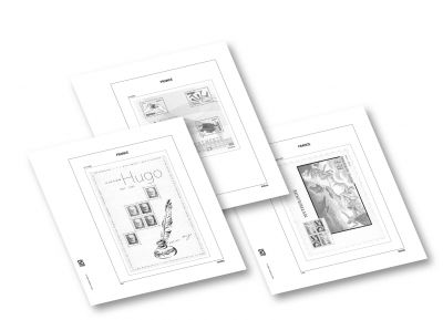 Jeu Luxe France Mythologie, Imprimerie, Philagenda, Victor Hugo (1G-2) (B263a,B265a,B265b,B266b)