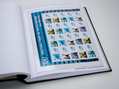 Jeu Luxe Nations Unies Uno Timbres Personnalis�s 2010
