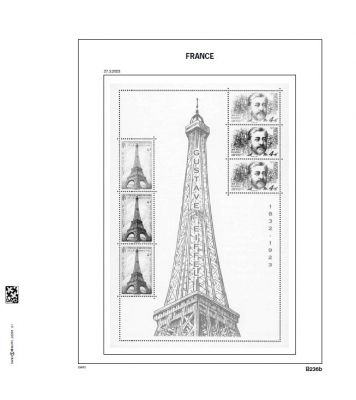 Jeu Regular France G.Eiffel, Citt Paris 1949 (1G-1)