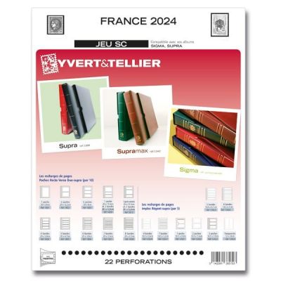 Jeu SC France 2024/2�me semestre Yvert et Tellier