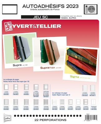 Jeu SC France Autoadh�sifs 2023/2�me semestre Yvert