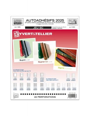 Jeu SC france Autoadh�sifs 2025/2�me semestre Yvert et Tellier