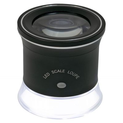 LOUPE LED/UV � POSER, GROSSISSEMENT 30X , AVEC BATTERIE RECHARGEABLE LINDNER