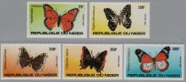Niger 625/629 Papillons 1983