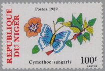 Niger 780/84 Plantes à fleurs et Papillons 1989