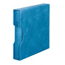 Reliure Etui assorti Regular Bleu LINDNER