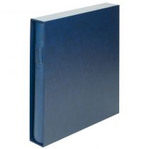 Reliure Etui assorti Standard Bleu Lindner