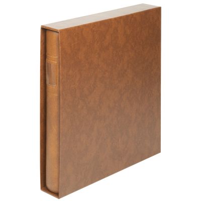 Reliure Etui assorti Standard Brun clair Lindner