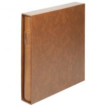 Reliure Etui assorti Standard Brun clair Lindner