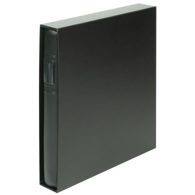 Reliure Etui assorti Standard Noir Lindner