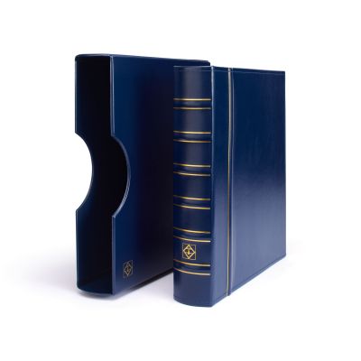 Reliure Grande avec �tui - Bleu - Leuchtturm