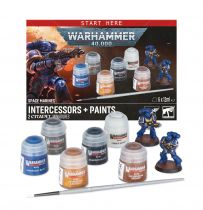 Space Marines Intercessors (avec 6 peintures et pinceau)
