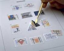 Texte Luxe Pays-Bas S Timbres découpés de carnets