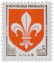 Timbre 1230 France 1960