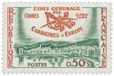 Timbre 1244 France 1960