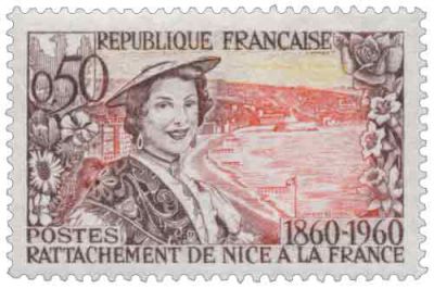 Timbre 1246 et 1247 France 1960