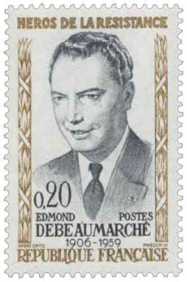 Timbre 1248 � 1252 France 1960