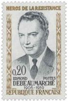 Timbre 1248 à 1252 France 1960