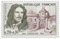 Timbre 1257 à 1262 France 1960
