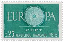 Timbre 1266 à 1267 France 1960
