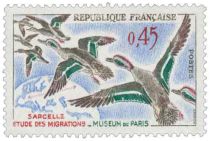 Timbre 1273 à 1276 France 1960