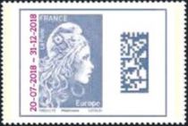 Timbres France 2018 Marianne 0,10€ et Lettre Verte surchargés 2013-2018  Neuf ** chez philarama37