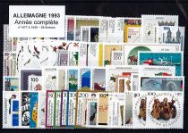 Timbres Allemagne fédérale Année Complète 1993