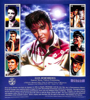 Timbres Elvis Presley 1997 Micron�sie