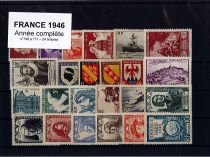 Timbres France Année Complète 1946 