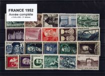 Timbres France Année Complète 1952 