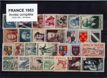 Timbres France Année Complète 1953 