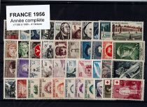 Timbres France Année Complète 1956 