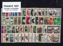 Timbres France Année Complète 1957 