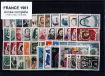 Timbres France Année Complète 1961