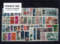 Timbres France Année Complète 1962