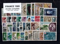 Timbres France Année Complète 1969