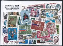 Timbres Monaco Année Complète 1976 
