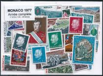 Timbres Monaco Année Complète 1977